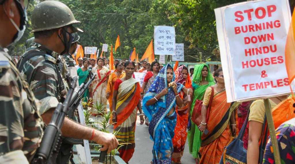 त्रिपुरा ‘दंगलीं’प्रकरणी १०१ अकाउंटविरुद्द UAPA