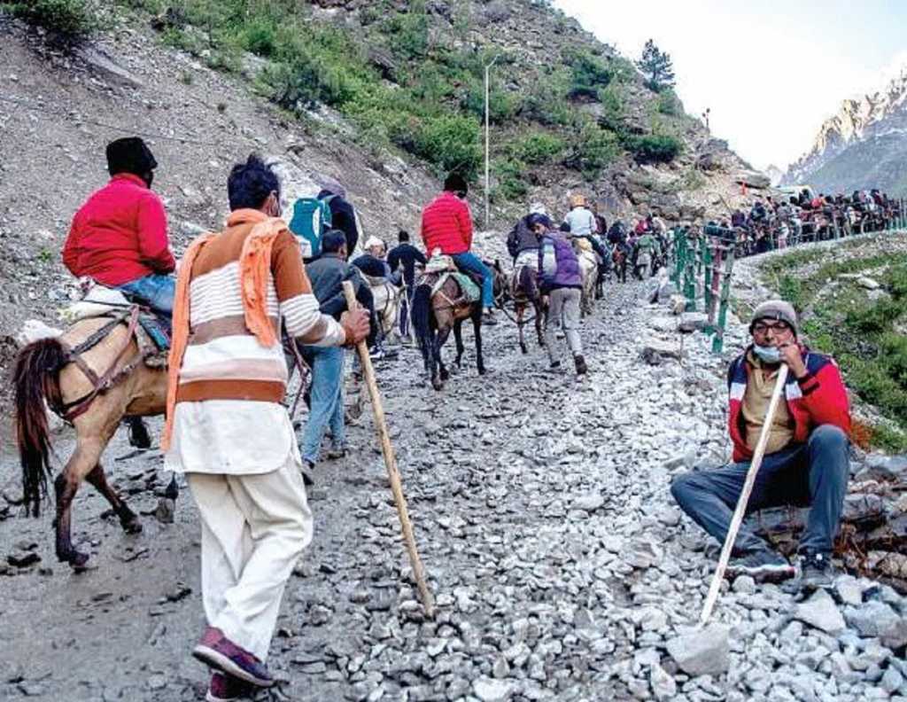 अमरनाथ यात्रेत ३ दिवसात ६ जणांचा मृत्यू