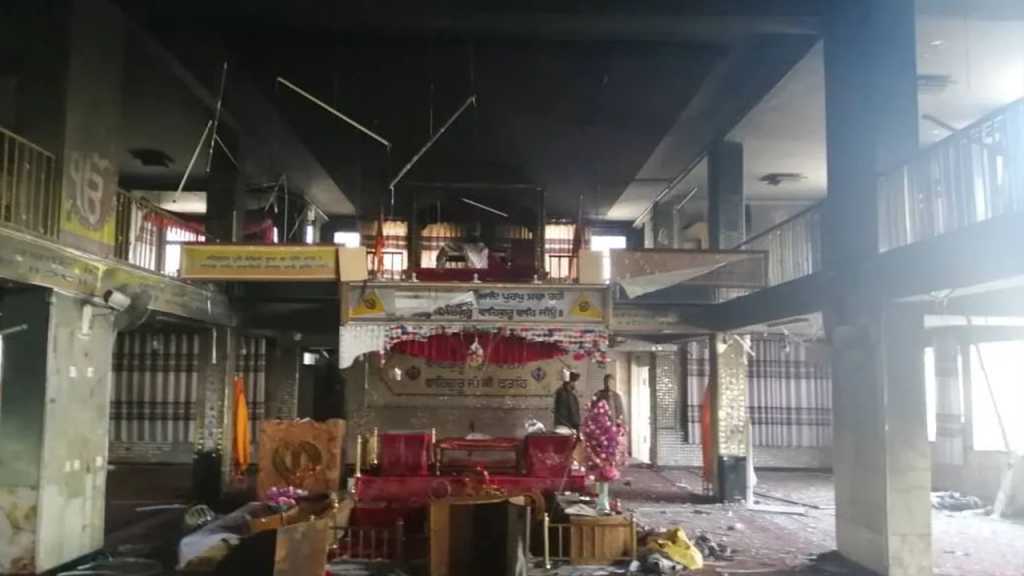 काबूलमधील कर्ते परवान गुरुद्वाराजवळ पुन्हा बॉम्बस्फोट