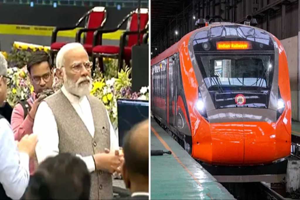 पंतप्रधान मोदींचा नव्या १० वंदे भारत ट्रेनला हिरवा झेंडा!