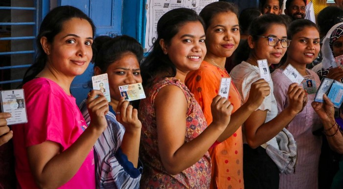 लोकसभा निवडणुकीच्या पहिल्या टप्प्यात ६२.३७ टक्के मतदान