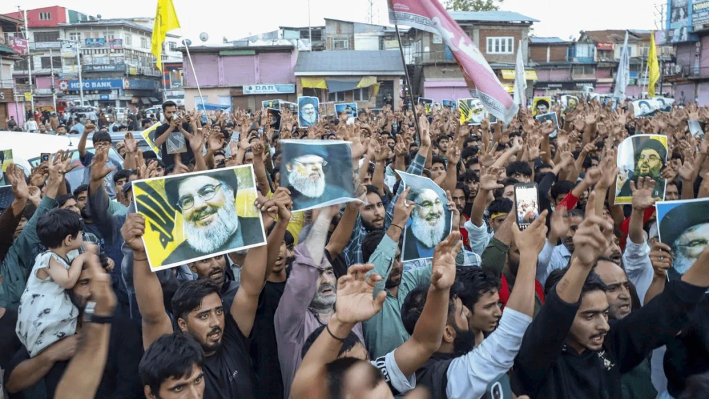 हसन नसरल्लाहला मारले लेबेनॉनमध्ये, मोर्चा जम्मू काश्मीरमध्ये!