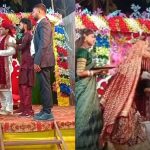 Viral Video : वरमाला दरम्यान वधूने वराच्या मित्राला मारहाण…